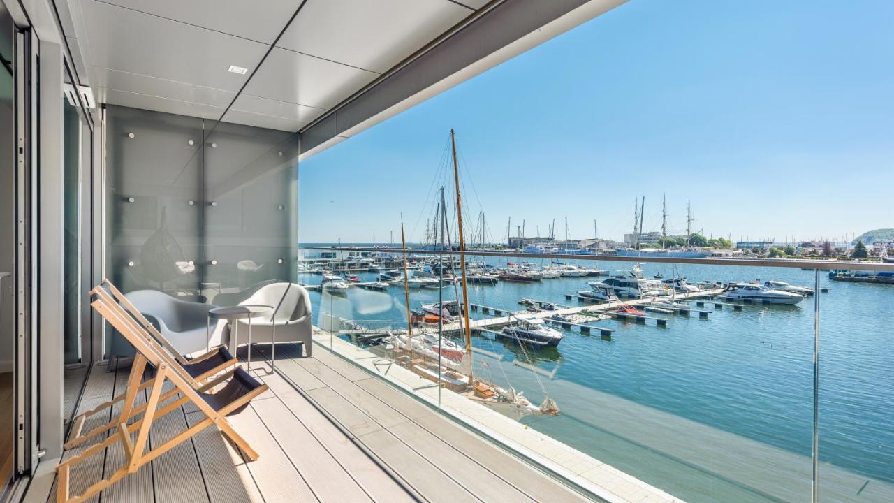 Flatbook - City Center Apartments Yacht Park 格丁尼亚 外观 照片